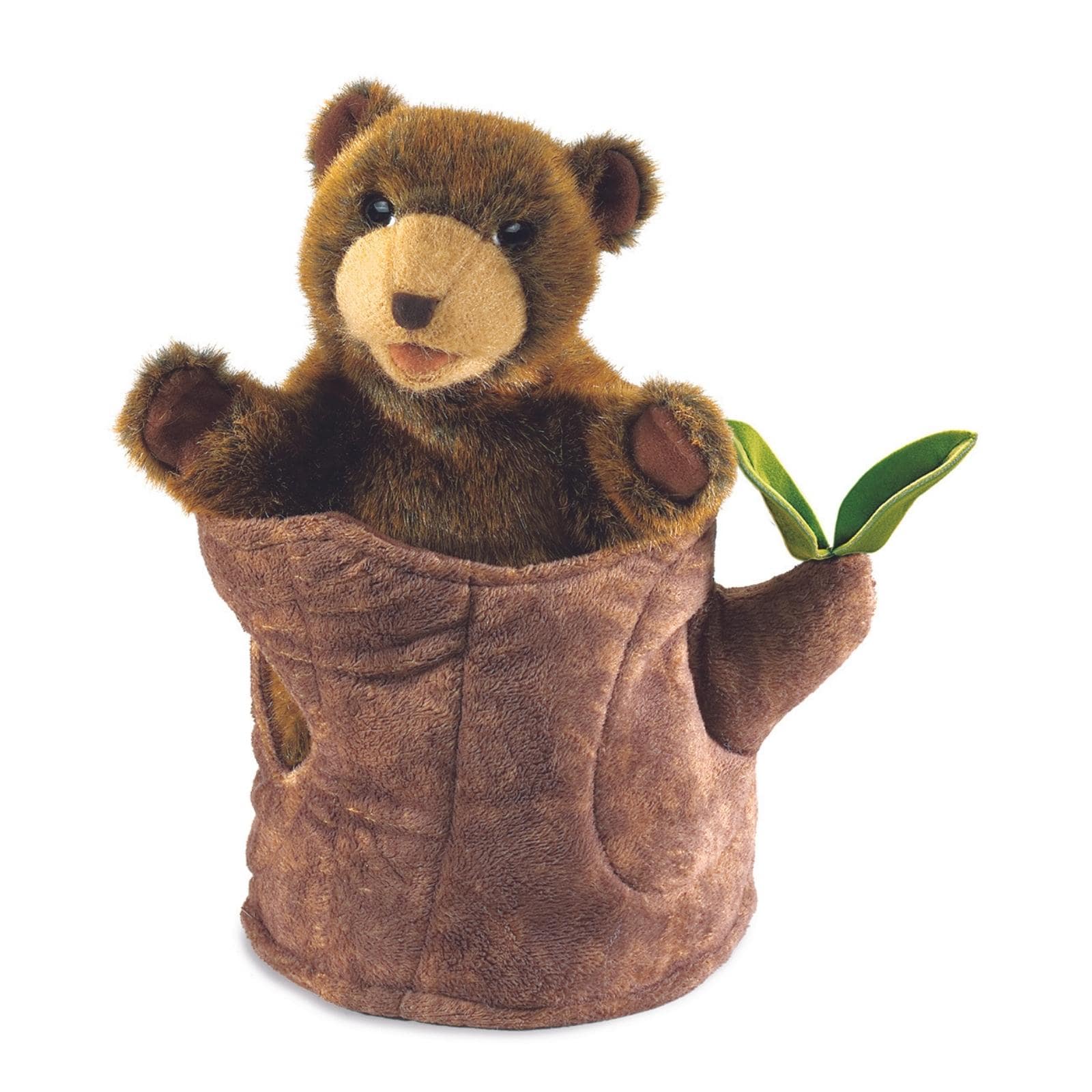 Bear in Tree Stump