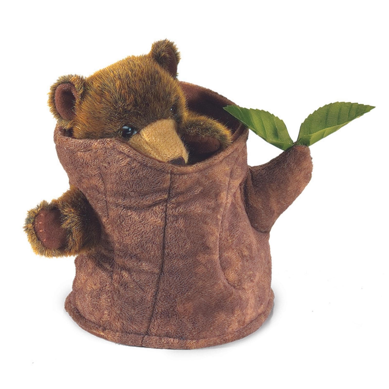 Bear in Tree Stump